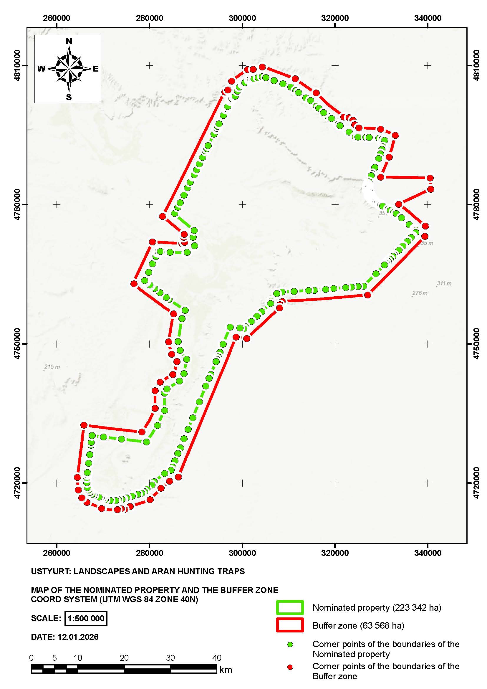 Map of the Nominated Property and the Buffer Zone #2