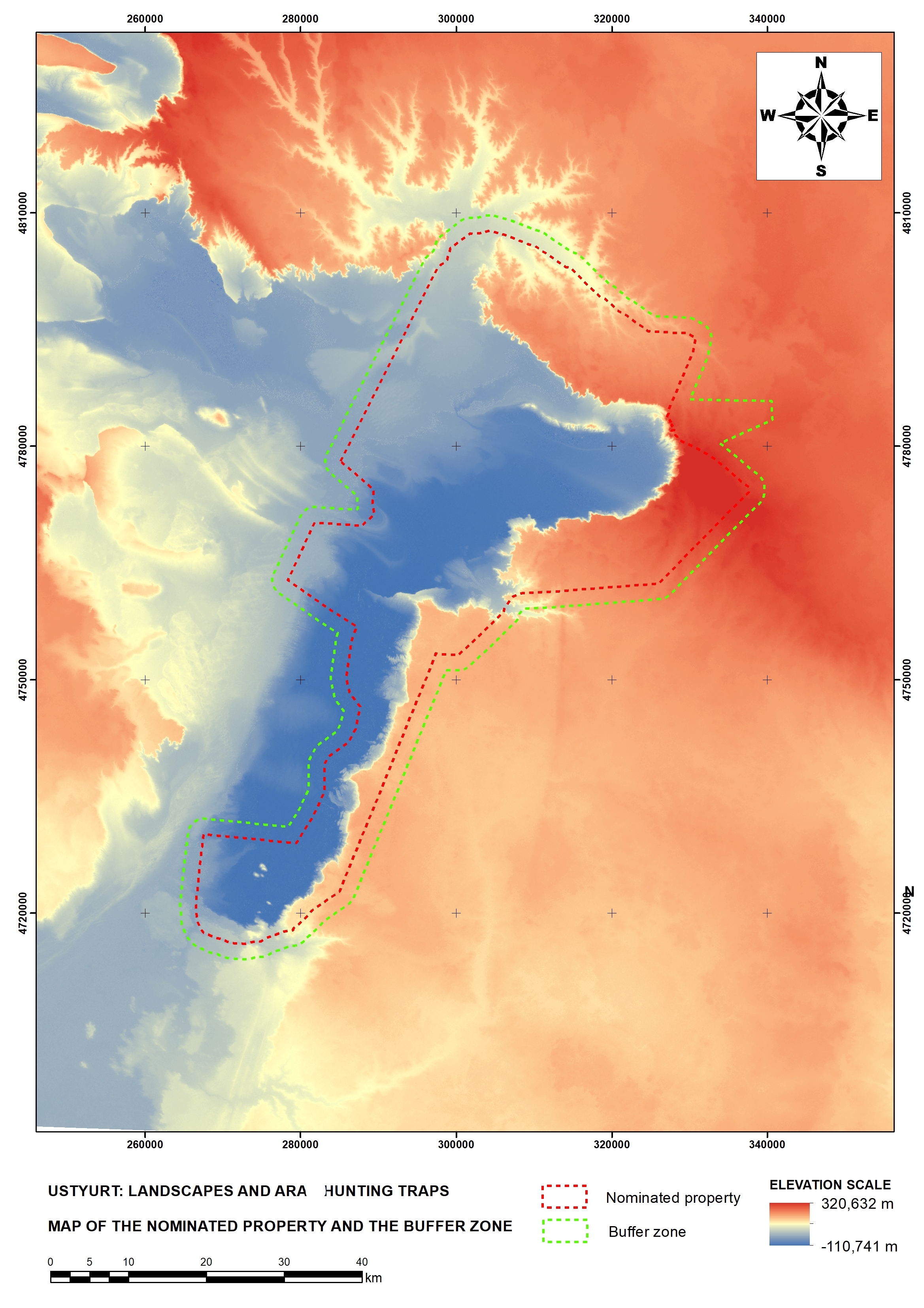 Map of the Nominated Property and the Buffer Zone #3