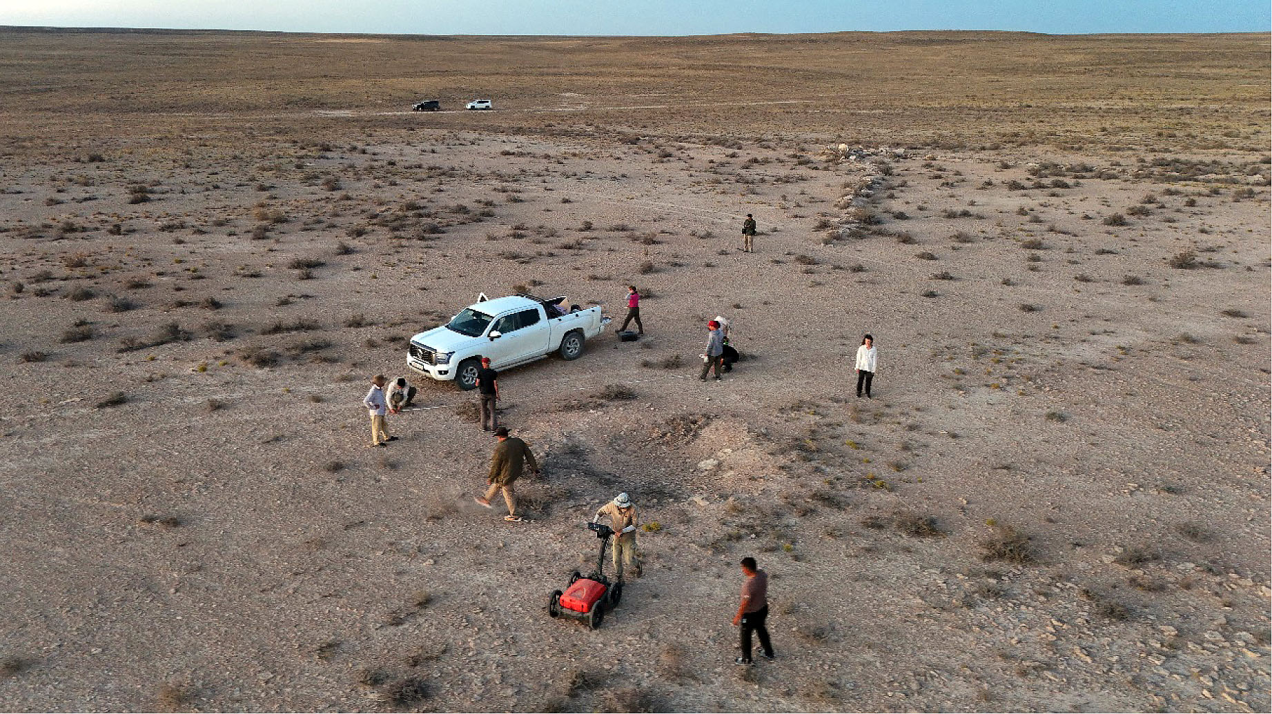 Documentation of the aran hunting traps with the use of GPR